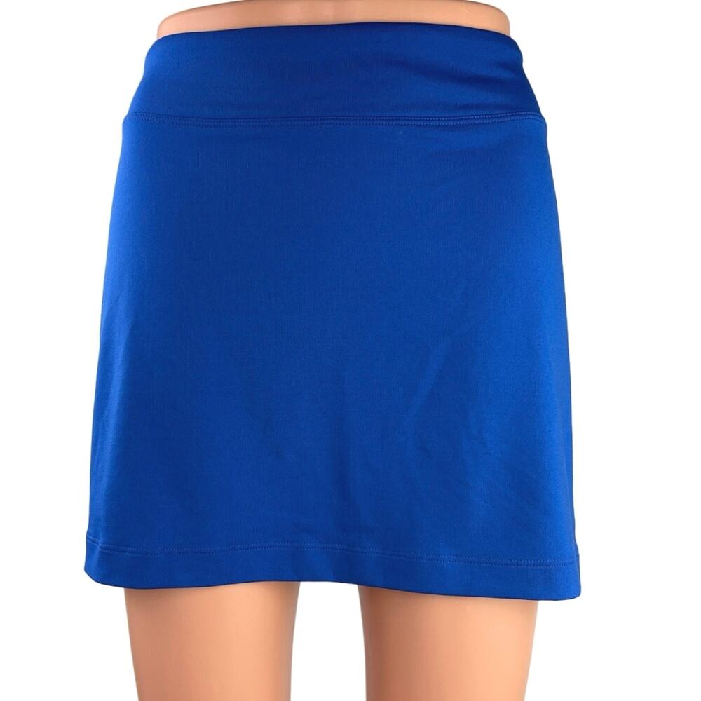 Nike Golf Blue High Waist Back Slit Tennis Athletic Straight Mini Skirt Size S